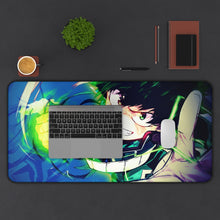 Load image into Gallery viewer, Deku the Future Symbol of Peace Mouse Pad (Desk Mat) With Laptop
