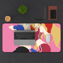 Load image into Gallery viewer, ichiko sakura y momiji binboda binougami ga minimalist Mouse Pad (Desk Mat) With Laptop
