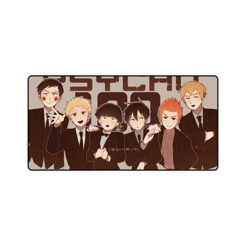 Mob Psycho 100 Arataka Reigen, Ekubo, Ritsu Kageyama, Teruki Hanazawa Mouse Pad (Desk Mat)