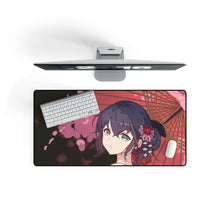 Load image into Gallery viewer, Anime Girl Mouse Pad (Desk Mat) On Desk
