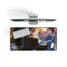 Load image into Gallery viewer, Anime Your Lie in April Mouse Pad (Desk Mat) On Desk
