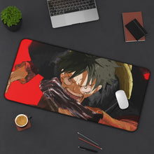 Load image into Gallery viewer, One Piece Monkey D. Luffy Mouse Pad (Desk Mat) On Desk
