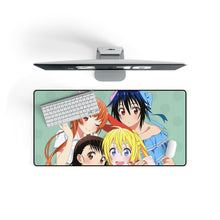 Load image into Gallery viewer, Nisekoi Chitoge Kirisaki, Kosaki Onodera, Seishirou Tsugumi, Marika Tachibana Mouse Pad (Desk Mat) On Desk
