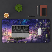 Load image into Gallery viewer, Anime Post Apocalyptic Mouse Pad (Desk Mat) With Laptop
