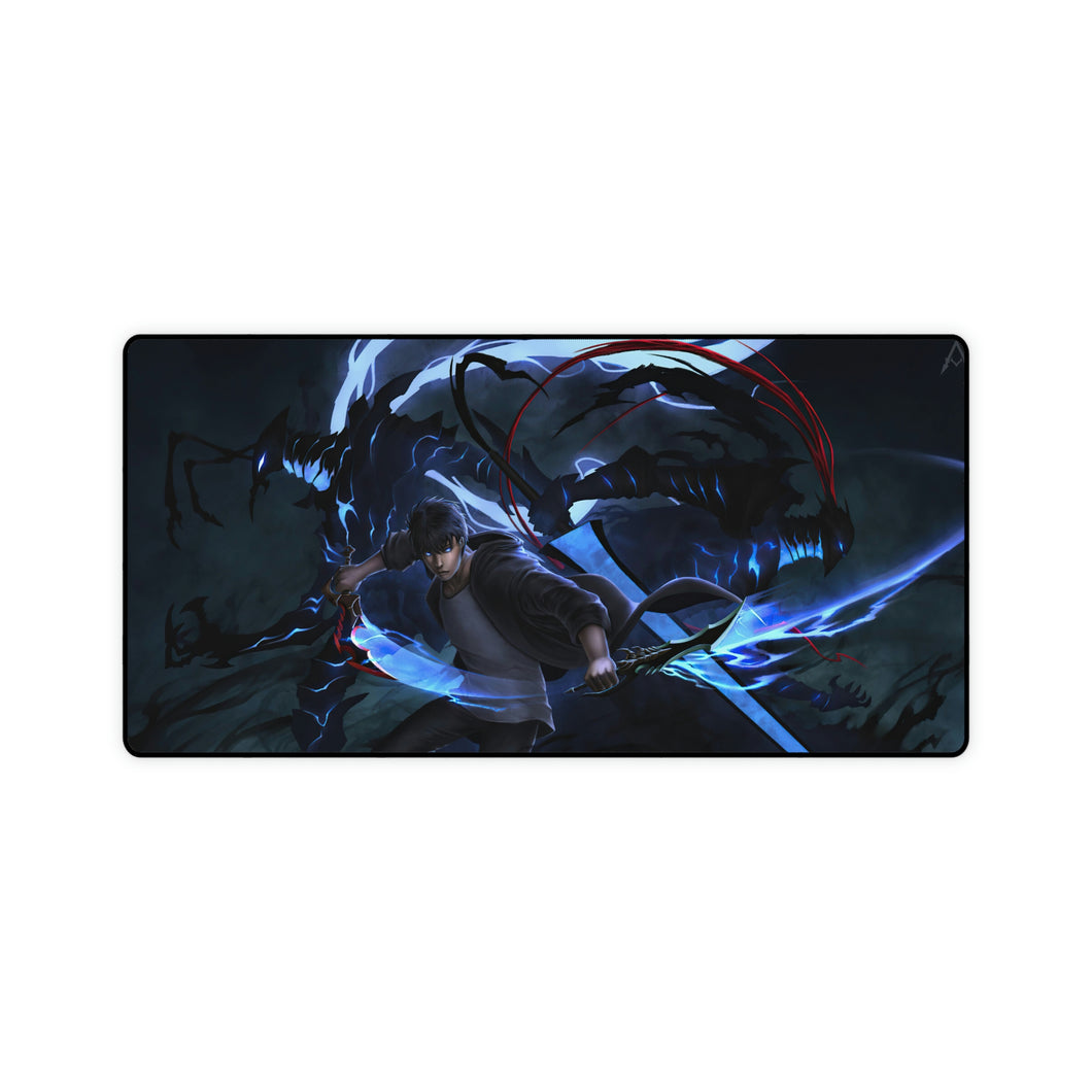 Solo Leveling, Beru, Sung Jin Woo, Mouse Pad (Desk Mat)
