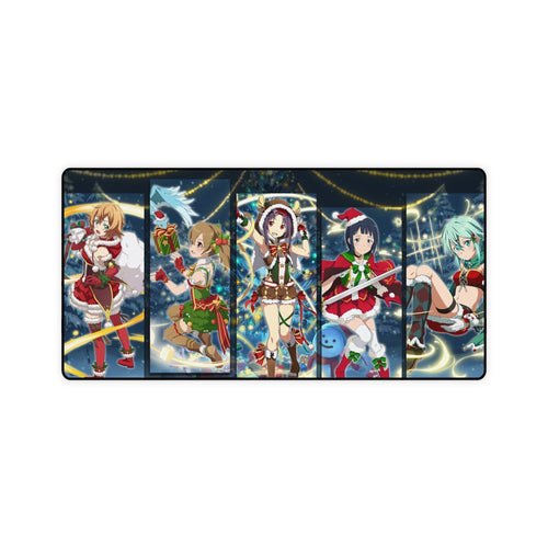Memory Defrag Christmas Banner 2 Mouse Pad (Desk Mat)