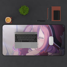 Load image into Gallery viewer, Laid-Back Camp Mouse Pad (Desk Mat) With Laptop
