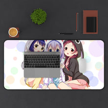 Load image into Gallery viewer, Is The Order A Rabbit? Mouse Pad (Desk Mat) With Laptop
