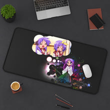 Load image into Gallery viewer, Lucky Star Kagami Hiiragi, Tsukasa Hiiragi Mouse Pad (Desk Mat) On Desk
