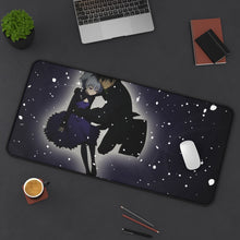 Load image into Gallery viewer, Darker Than Black Hei, Yin Mouse Pad (Desk Mat) On Desk

