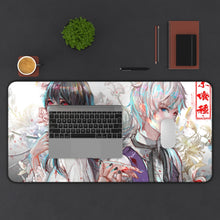 Load image into Gallery viewer, Rize &amp; Kaneki Mouse Pad (Desk Mat) With Laptop
