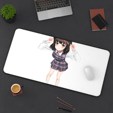 Load image into Gallery viewer, Saekano: How To Raise A Boring Girlfriend Mouse Pad (Desk Mat) On Desk
