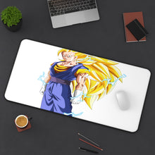 Load image into Gallery viewer, Vegetto SSJ3 Mouse Pad (Desk Mat) On Desk
