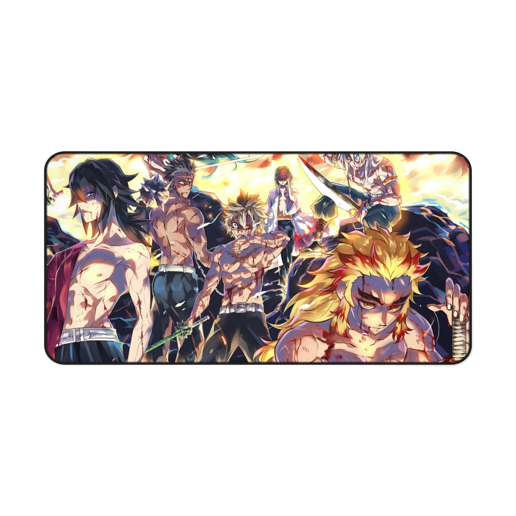 Tengen Uzui Kyojuro Rengoku and Obanai Iguro Mouse Pad (Desk Mat)