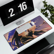 Load image into Gallery viewer, Art by Kantoku Mouse Pad (Desk Mat) With Laptop
