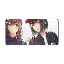 Load image into Gallery viewer, Two cute girl going to have fun. Mouse Pad (Desk Mat)
