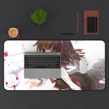 Load image into Gallery viewer, Monogatari (Series) Mouse Pad (Desk Mat) With Laptop
