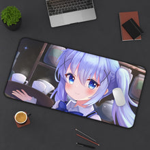 Load image into Gallery viewer, Is The Order A Rabbit? Mouse Pad (Desk Mat) On Desk
