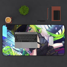 Load image into Gallery viewer, Alina Gray Mouse Pad (Desk Mat) With Laptop
