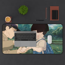 Load image into Gallery viewer, Grave of the Fireflies Mouse Pad (Desk Mat) With Laptop
