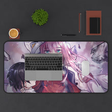 Load image into Gallery viewer, Darling In The FranXX Mouse Pad (Desk Mat) With Laptop
