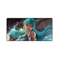 KonoSuba, Aqua, Anime, Girl, Mouse Pad (Desk Mat)