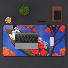 Load image into Gallery viewer, InuYasha Mouse Pad (Desk Mat) With Laptop
