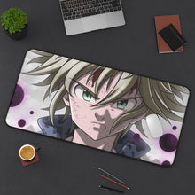 Load image into Gallery viewer, Meliodas Spheres of Demonic Power Mouse Pad (Desk Mat) On Desk
