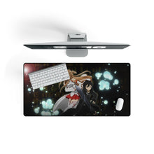 Load image into Gallery viewer, Asuna and Kirito Mouse Pad (Desk Mat) On Desk
