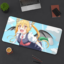Load image into Gallery viewer, Miss Kobayashi&#39;s Dragon Maid Kobayashi San Chi No Maid Dragon, Tohru Mouse Pad (Desk Mat) On Desk
