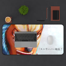 Load image into Gallery viewer, One Piece Franky Mouse Pad (Desk Mat) With Laptop
