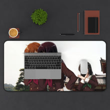 Load image into Gallery viewer, Sound! Euphonium Kumiko Oumae, Reina Kousaka, Asuka Tanaka Mouse Pad (Desk Mat) With Laptop
