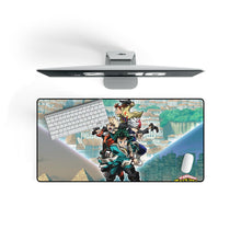 Load image into Gallery viewer, My Hero Academia Izuku Midoriya, Katsuki Bakugou Mouse Pad (Desk Mat) On Desk
