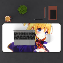 Load image into Gallery viewer, Rokudenashi Majutsu Koushi To Akashic Records Rumia Tingel Mouse Pad (Desk Mat) With Laptop
