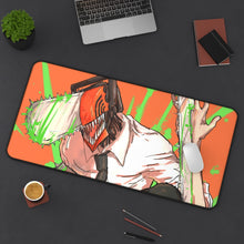 Load image into Gallery viewer, Chainsaw Man Mouse Pad (Desk Mat) On Desk
