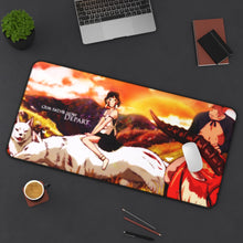 Load image into Gallery viewer, Princess Mononoke Mouse Pad (Desk Mat) On Desk
