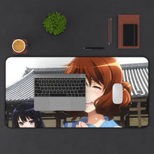 Load image into Gallery viewer, Sound! Euphonium Kumiko Oumae, Reina Kousaka Mouse Pad (Desk Mat) With Laptop
