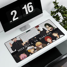 Load image into Gallery viewer, My Hero Academia Izuku Midoriya, Katsuki Bakugou, Tenya Iida, Tsuyu Asui Mouse Pad (Desk Mat) With Laptop
