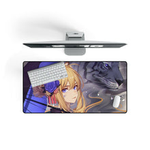 Load image into Gallery viewer, Anime Girl Mouse Pad (Desk Mat) On Desk
