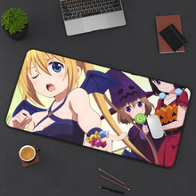 Load image into Gallery viewer, Blend S Maika Sakuranomiya, Kaho Hinata, Mafuyu Hoshikawa Mouse Pad (Desk Mat) On Desk

