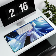 Load image into Gallery viewer, Anime Looking Up at the Half-Moon Mouse Pad (Desk Mat) With Laptop
