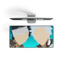 Load image into Gallery viewer, Hijikata &amp; Gintoki Mouse Pad (Desk Mat) On Desk
