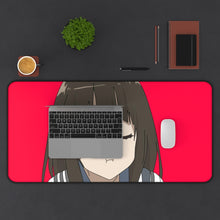 Load image into Gallery viewer, Eru Chitanda Mouse Pad (Desk Mat) With Laptop
