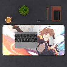 Load image into Gallery viewer, Granblue Fantasy Granblue Fantasy, Sandalphon Mouse Pad (Desk Mat) With Laptop

