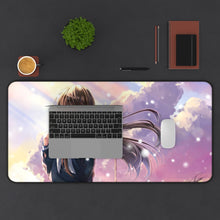 Load image into Gallery viewer, Anime Girl Mouse Pad (Desk Mat) With Laptop
