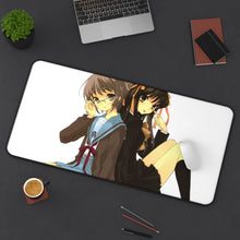 Load image into Gallery viewer, The Melancholy Of Haruhi Suzumiya 8k Mouse Pad (Desk Mat) On Desk

