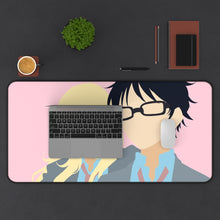 Load image into Gallery viewer, Your Lie In April Mouse Pad (Desk Mat) With Laptop
