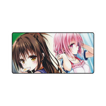 Load image into Gallery viewer, Momo Belia Deviluke &amp; Yuuki Mikan Mouse Pad (Desk Mat)
