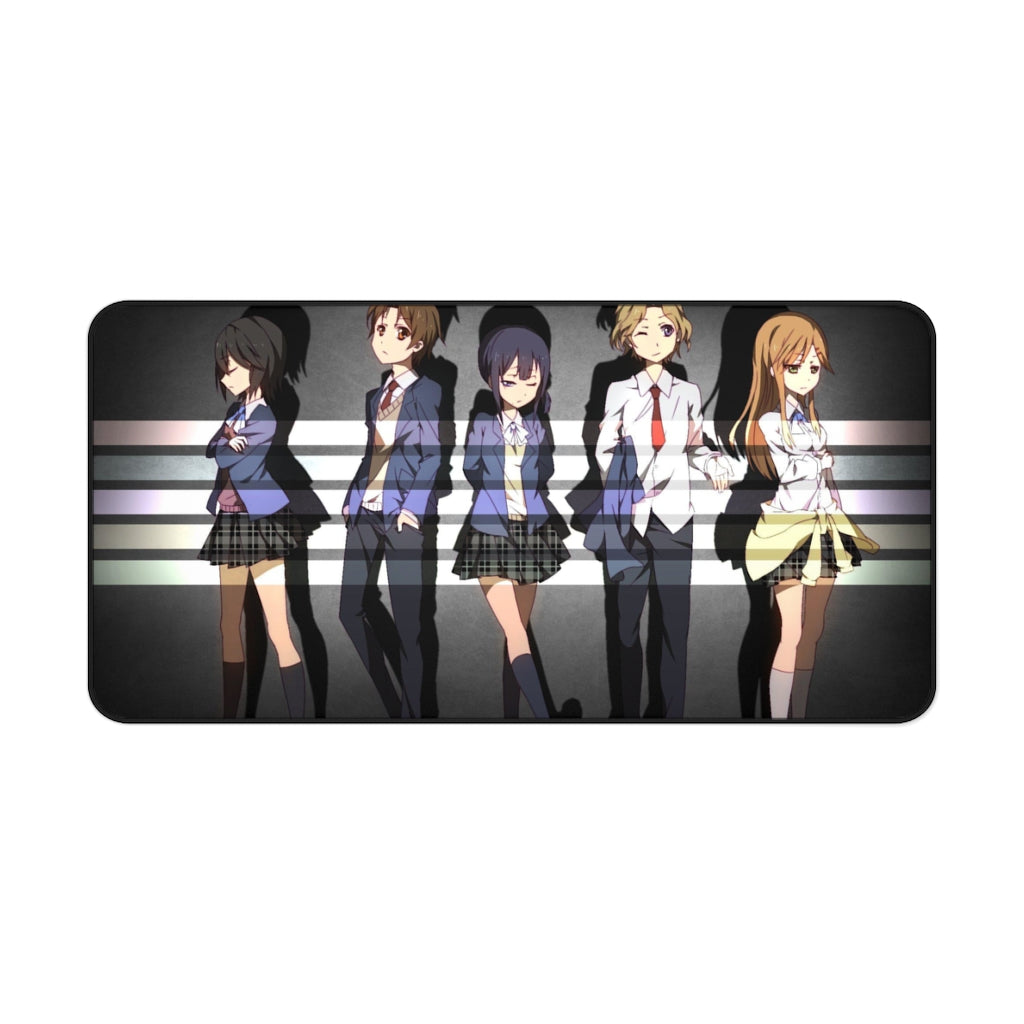 Kokoro Connect Himeko Inaba, Iori Nagase, Taichi Yaegashi, Yui Kiriyama, Yoshifumi Aoki Mouse Pad (Desk Mat)