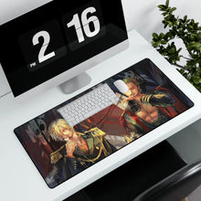 Load image into Gallery viewer, Roronoa Zoro/Vinsmoke Sanji Mouse Pad (Desk Mat) Background
